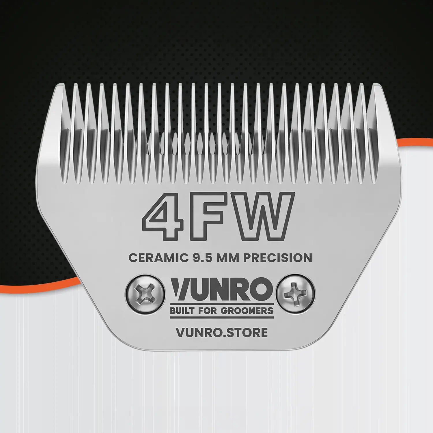 4FW Ceramic Dog Clipper Blade (9.5 mm) by VUNRO