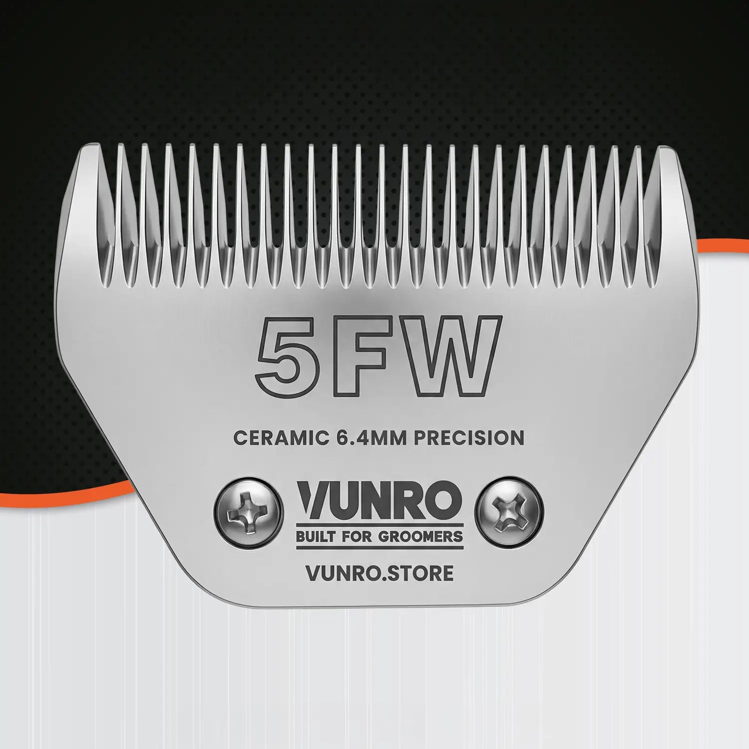 5FW Ceramic Dog Clipper Blade (6.4 mm) by VUNRO