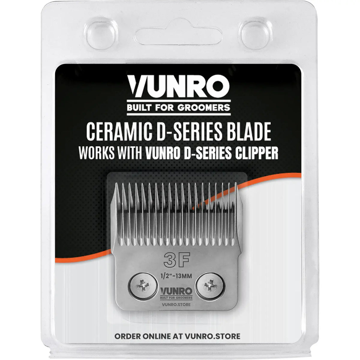 3F Ceramic D-Series Dog Clipper Blade (13 mm) by VUNRO