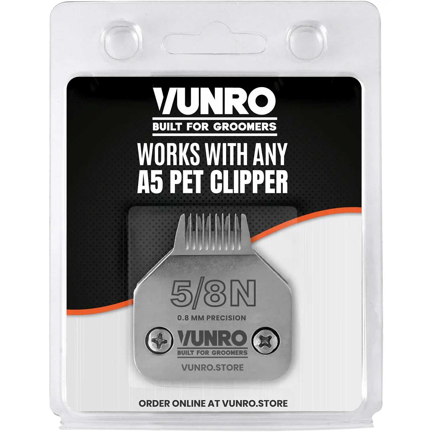 5/8N Dog Clipper Blade (0.8 mm) by VUNRO