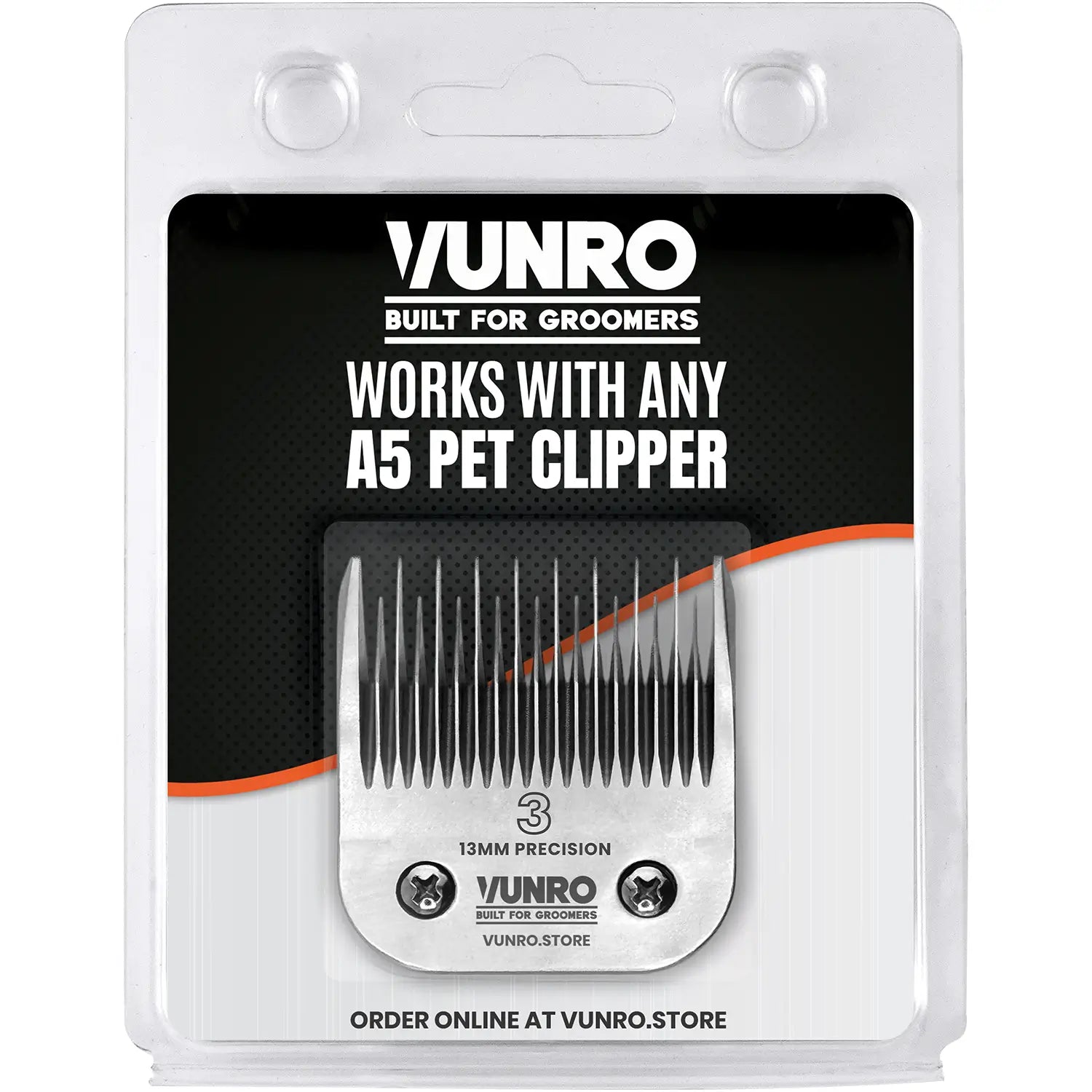 #3 Ceramic Skip Tooth Dog Clipper Blade (13mm) by VUNRO
