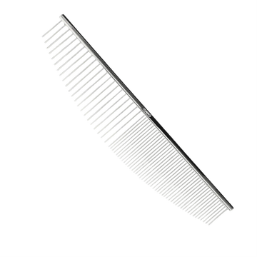 6.5" Coarse and Fine Crescent Shaped Finishing Comb